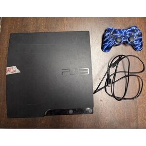 Sony PlayStation 3 Slim Launch Edition 320GB Console - Charcoal Black...